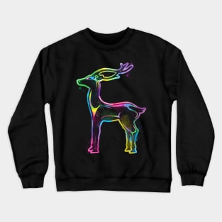 deer watercolor Crewneck Sweatshirt